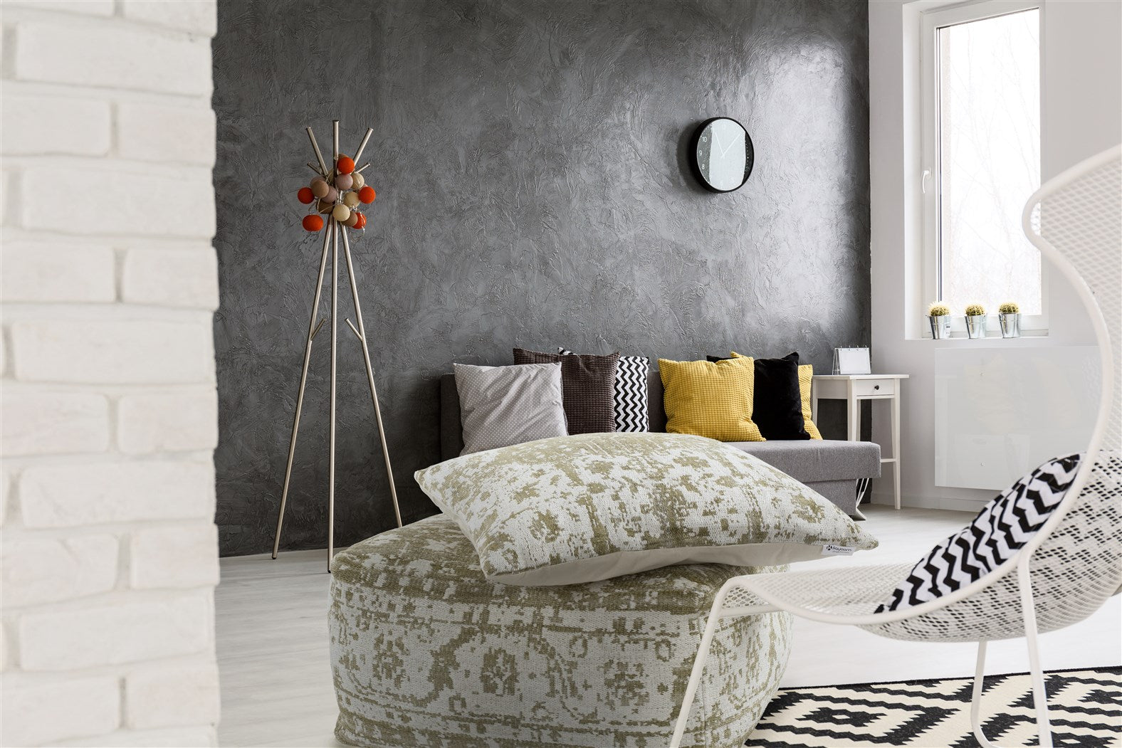 kayoom-paramount-pouf-cushion-set-210-2-teiliges-hocker-und-sitzkissen-set-im-re image 4