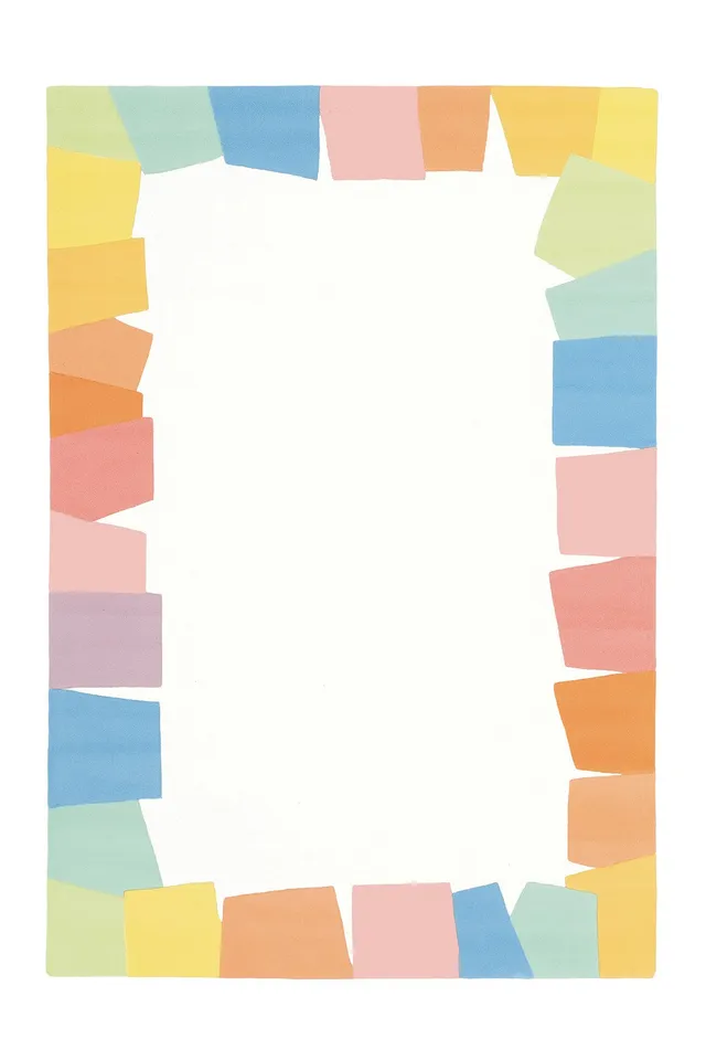 kayoom-joy-4088-bunter-motivteppich-acrylteppich-f-r-wohn-schlaf-und-kinderzimme image 1