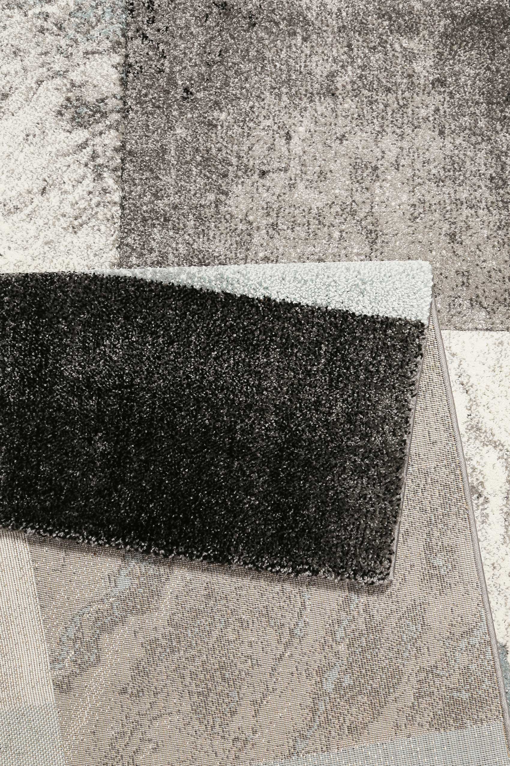 weconhome-kurzflorteppich-mirage-gewebter-teppich-in-grau-silber-blau-marmoriert image 3