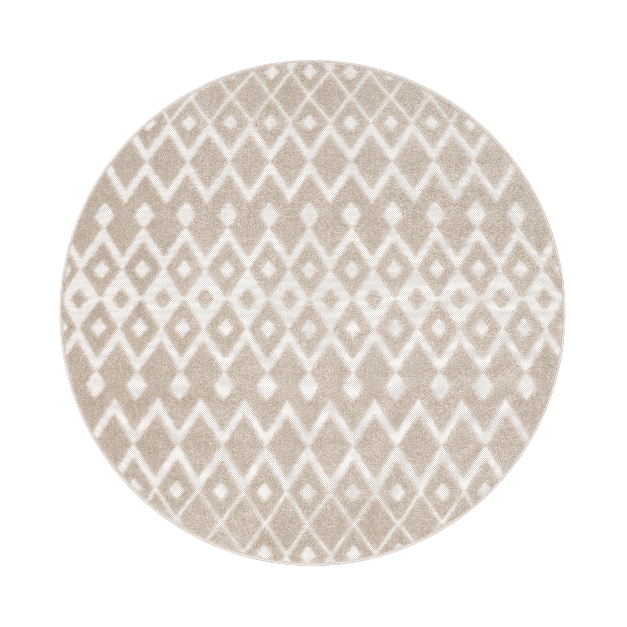 paco-home-outdoor-teppich-wetterfest-rund-160-cm-boho-3d-optik-beige-creme-100-p image 5