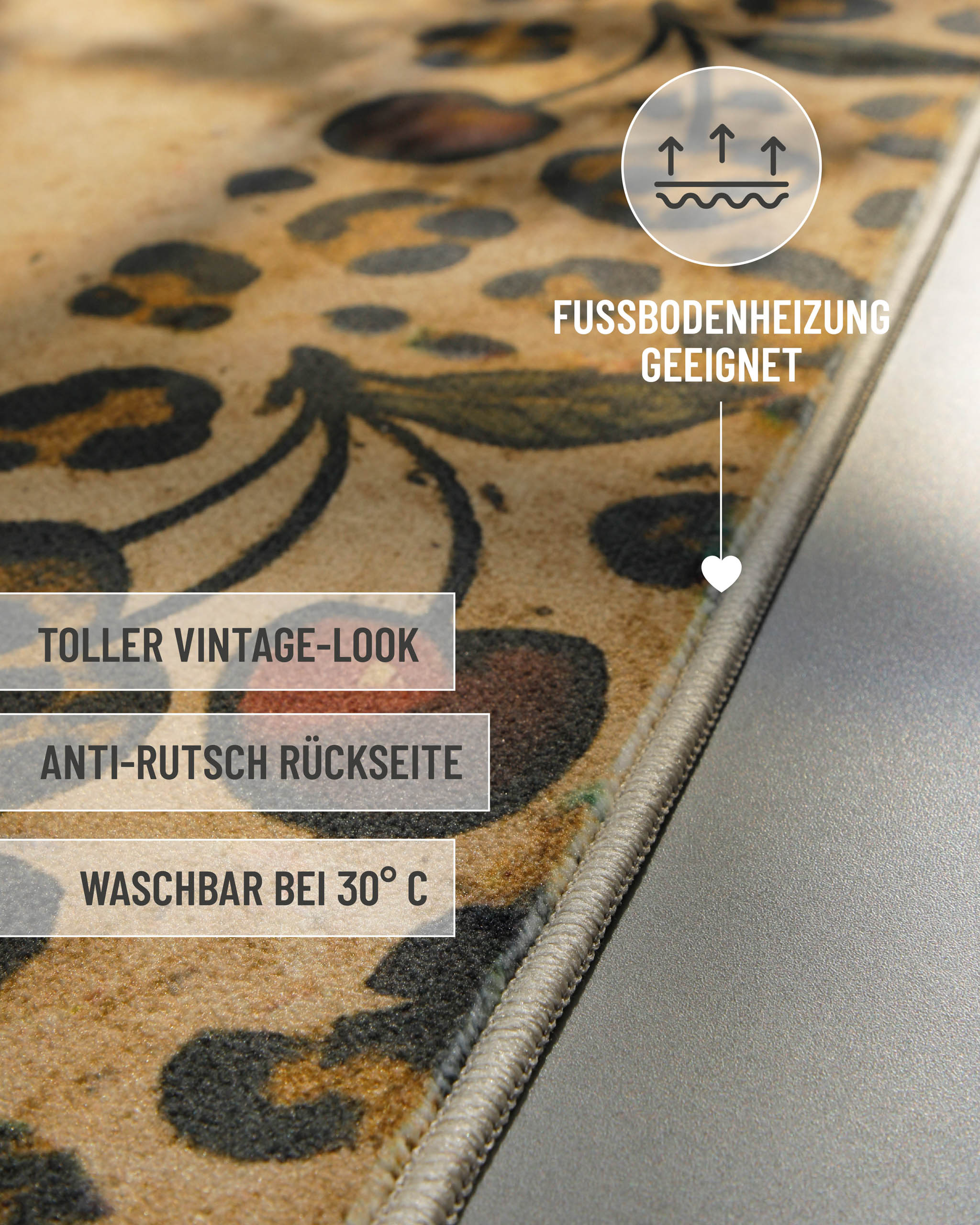 weconhome-badteppich-catwalk-sand-gelb-vintage-animal-print image 5