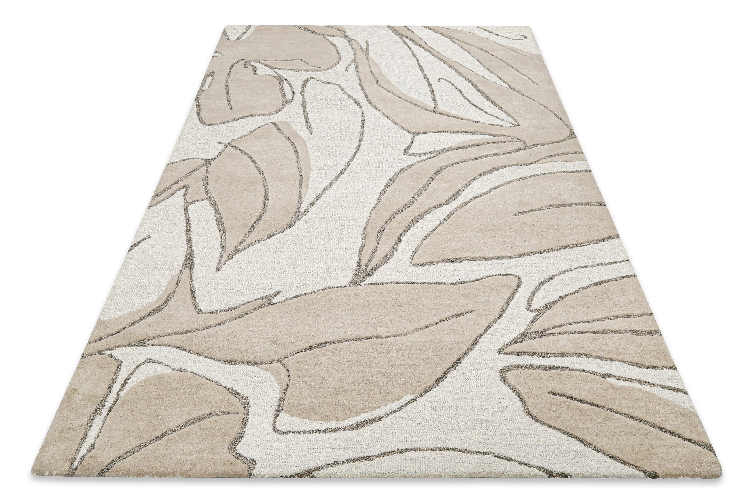 weconhome-tunia-kurzflorteppich-beige-schurwolle-10-mm image 3