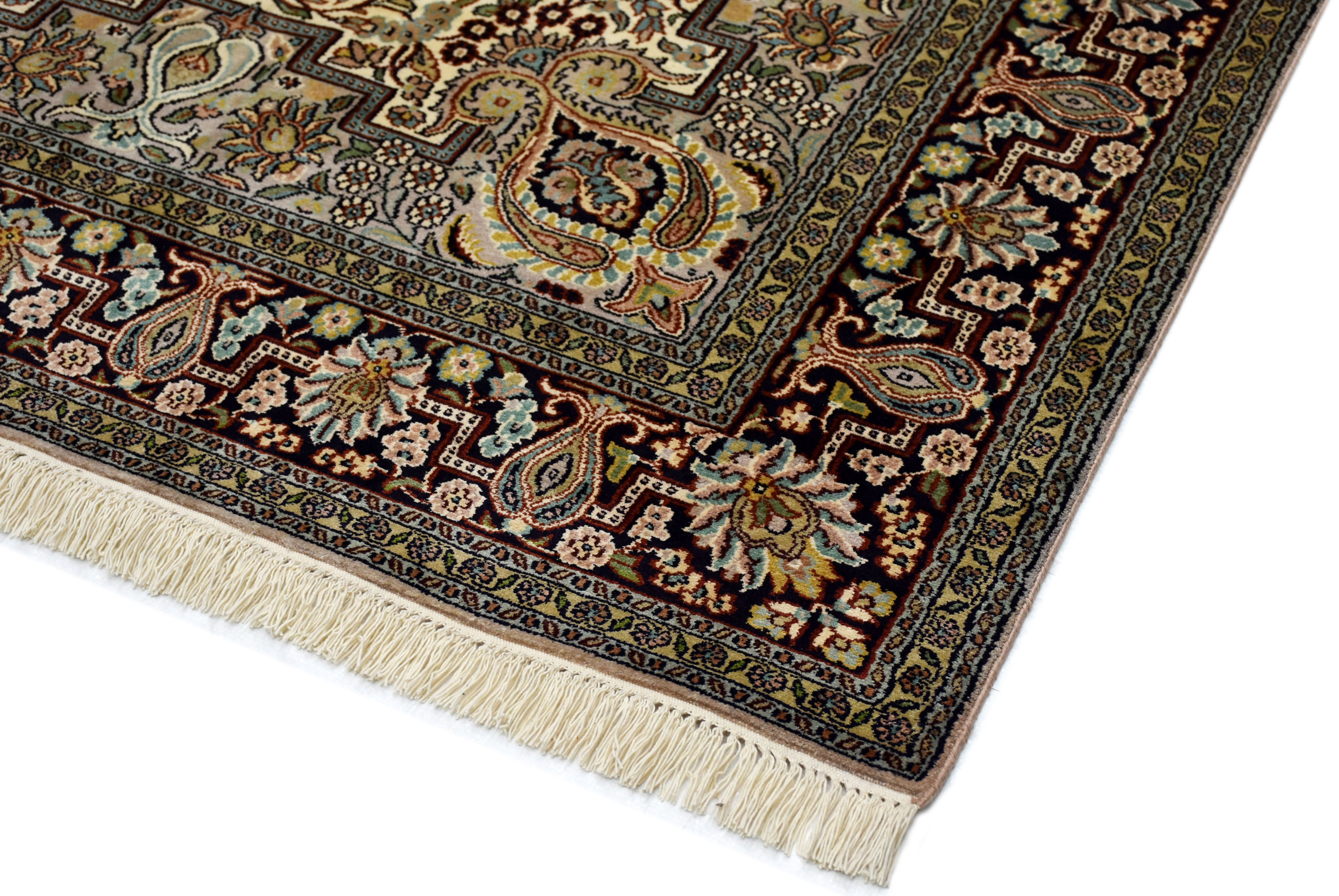 kayoom-kashan-9046-teppich-orient-design-handgewebt-123x182-cm image 5