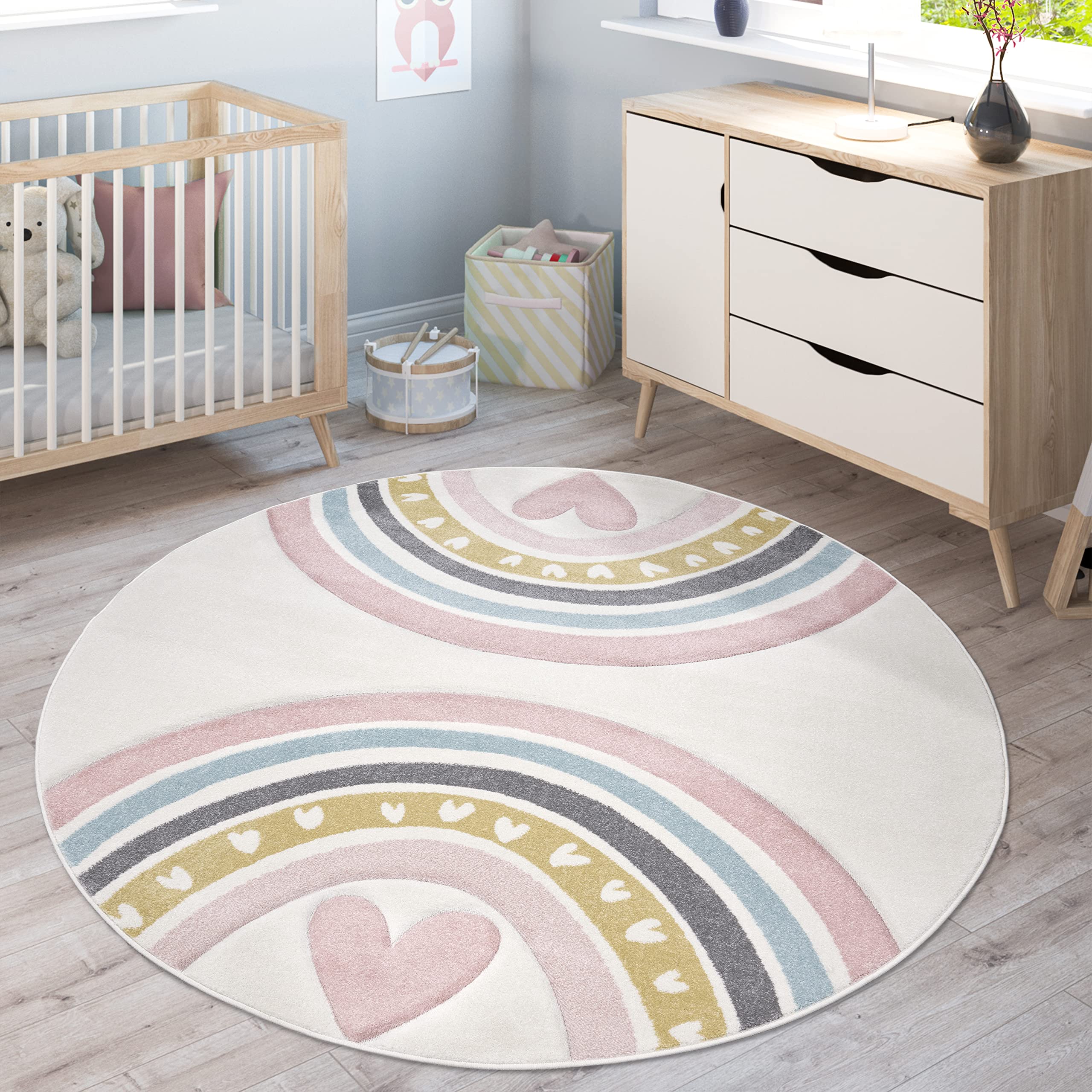paco-home-kinderteppich-ela-pastell-3d-herz-regenbogen-80x150-cm image 6