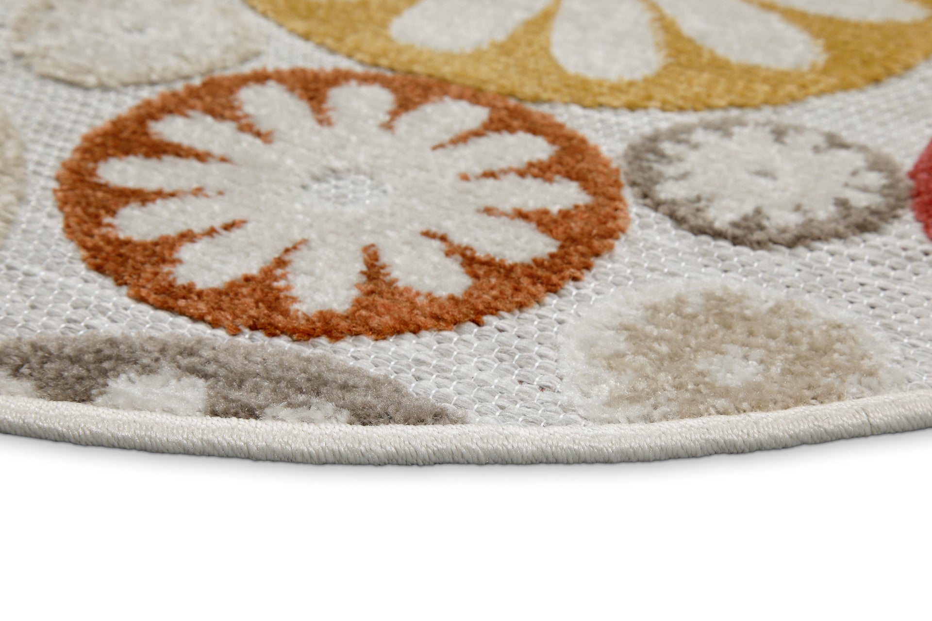 weconhome-in-outdoorteppich-flowerdrops-rund-beige-bunt-34-50 image 5