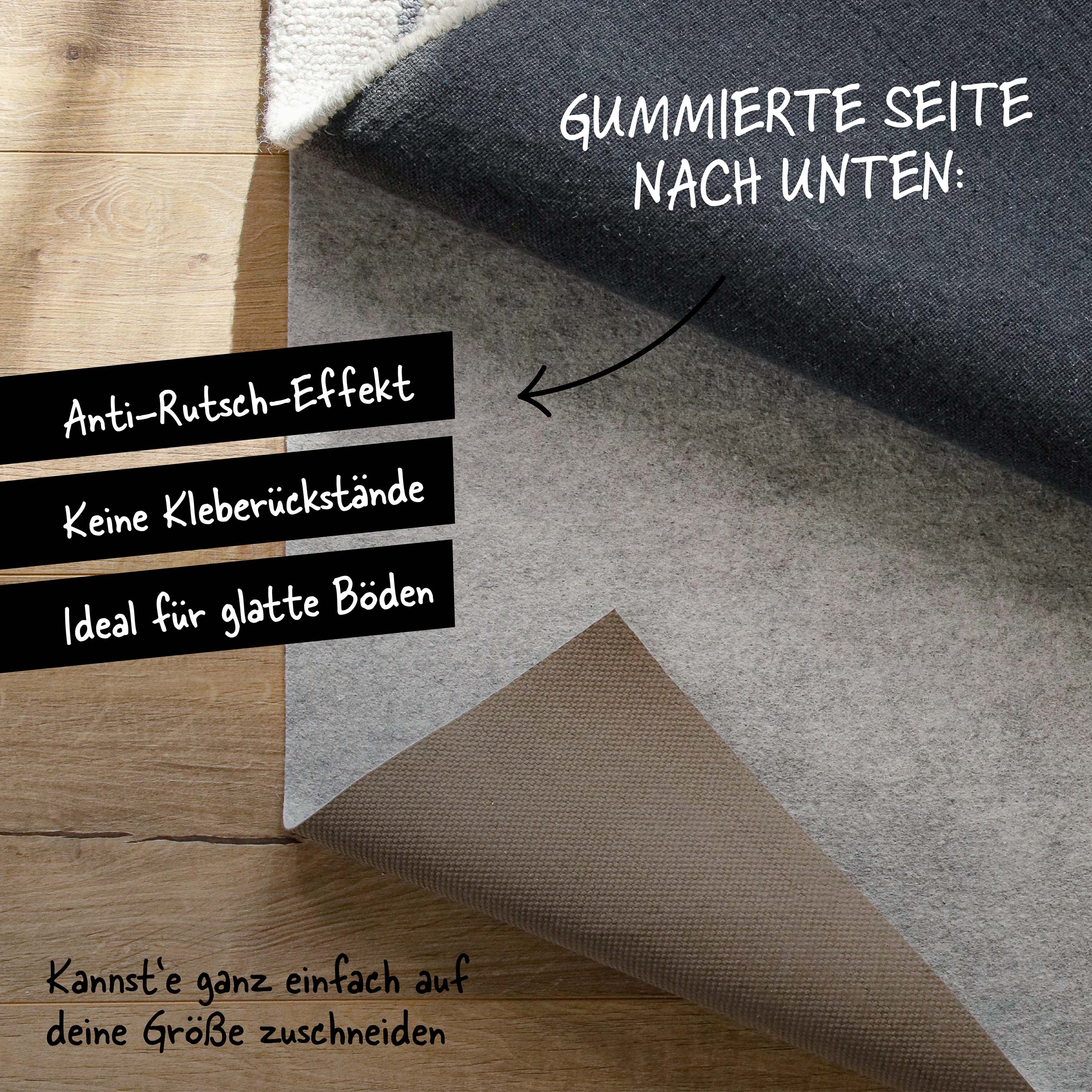 weconhome-premium-rugpad-teppichunterlage-100-recyceltes-polyester-eckig-quadrat image 8
