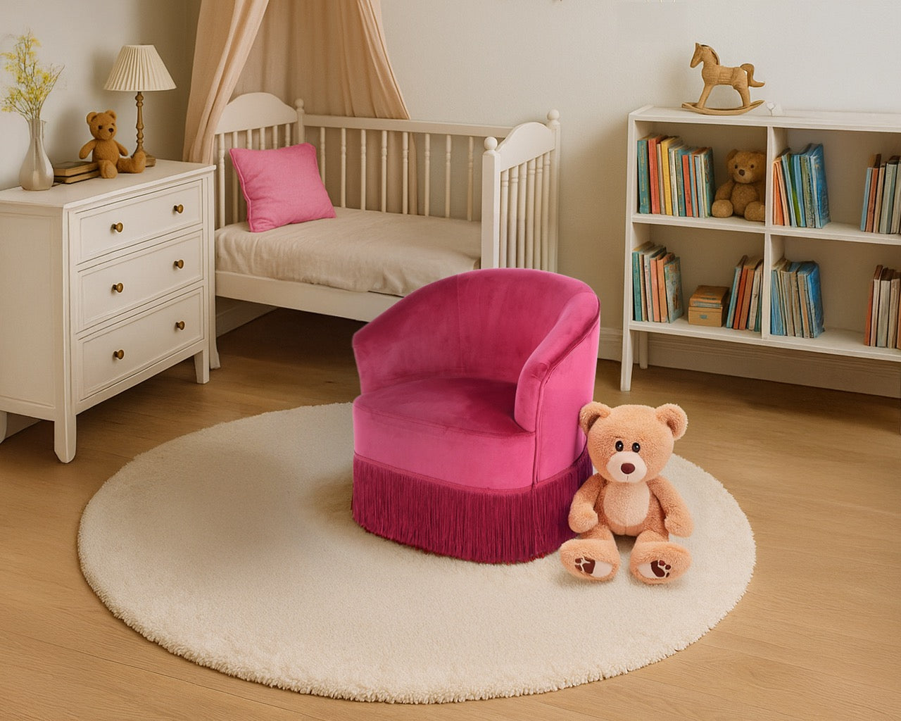 kayoom-kinderstuhl-alfred-225-fransensessel-f-r-kinder-samtiger-stoffbezug-gepol image 1