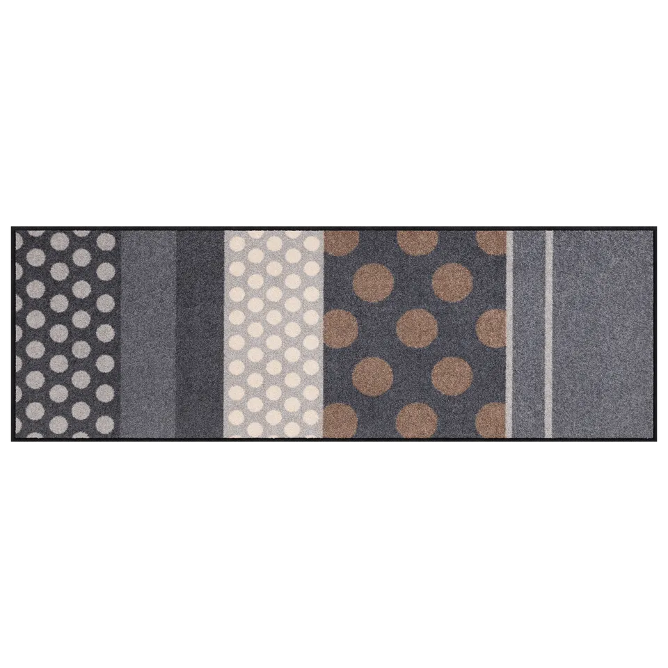 salonloewe-glamour-dots-grau-teppich-60-x-180-cm image 1