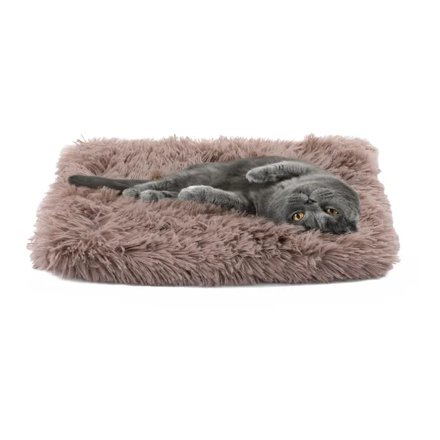 paco-home-hundebett-katzenbett-flauschig-donut-beige-40x50-cm-waschbares-hundeki image 1