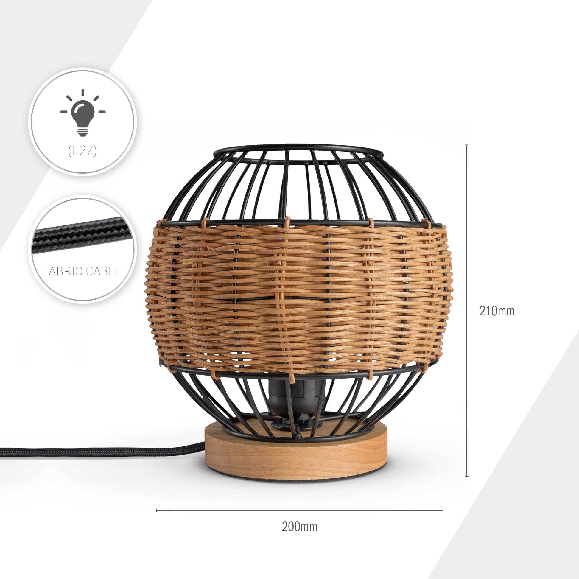 paco-home-rattan-tischleuchte-boho-typ-5-natur-20-cm-e27 image 3