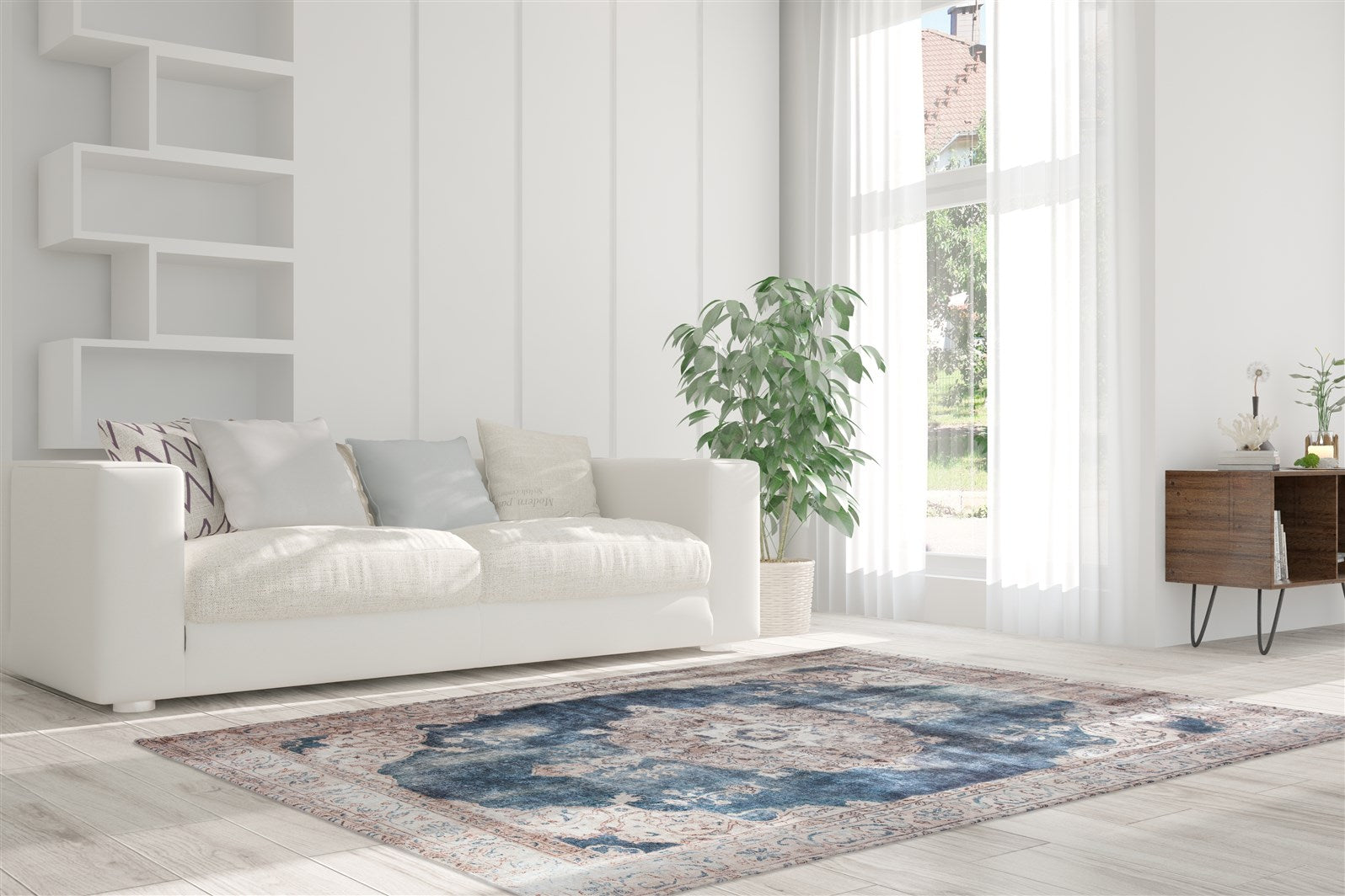 kayoom-vintage-8400-kurzflorteppich-im-vintage-stil-pflegeleicht image 2