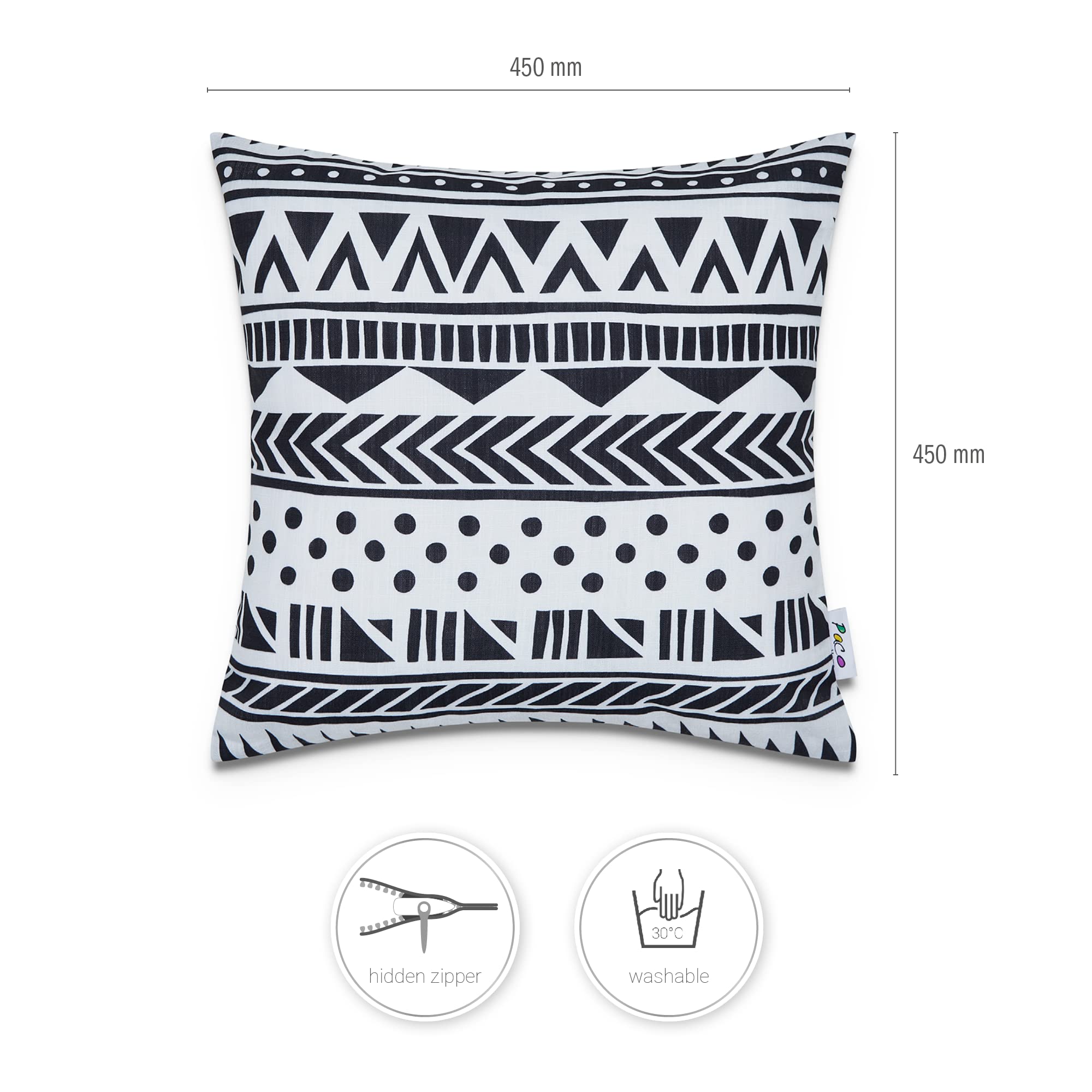paco-home-kissenbezug-4er-set-geometrisch-modern-wei-schwarz image 3