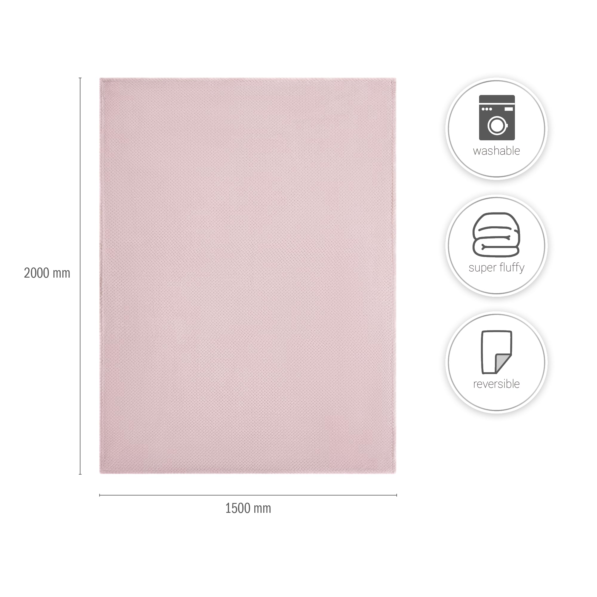 paco-home-waffeldecke-flauschig-pink-150x200-cm-polyester image 5
