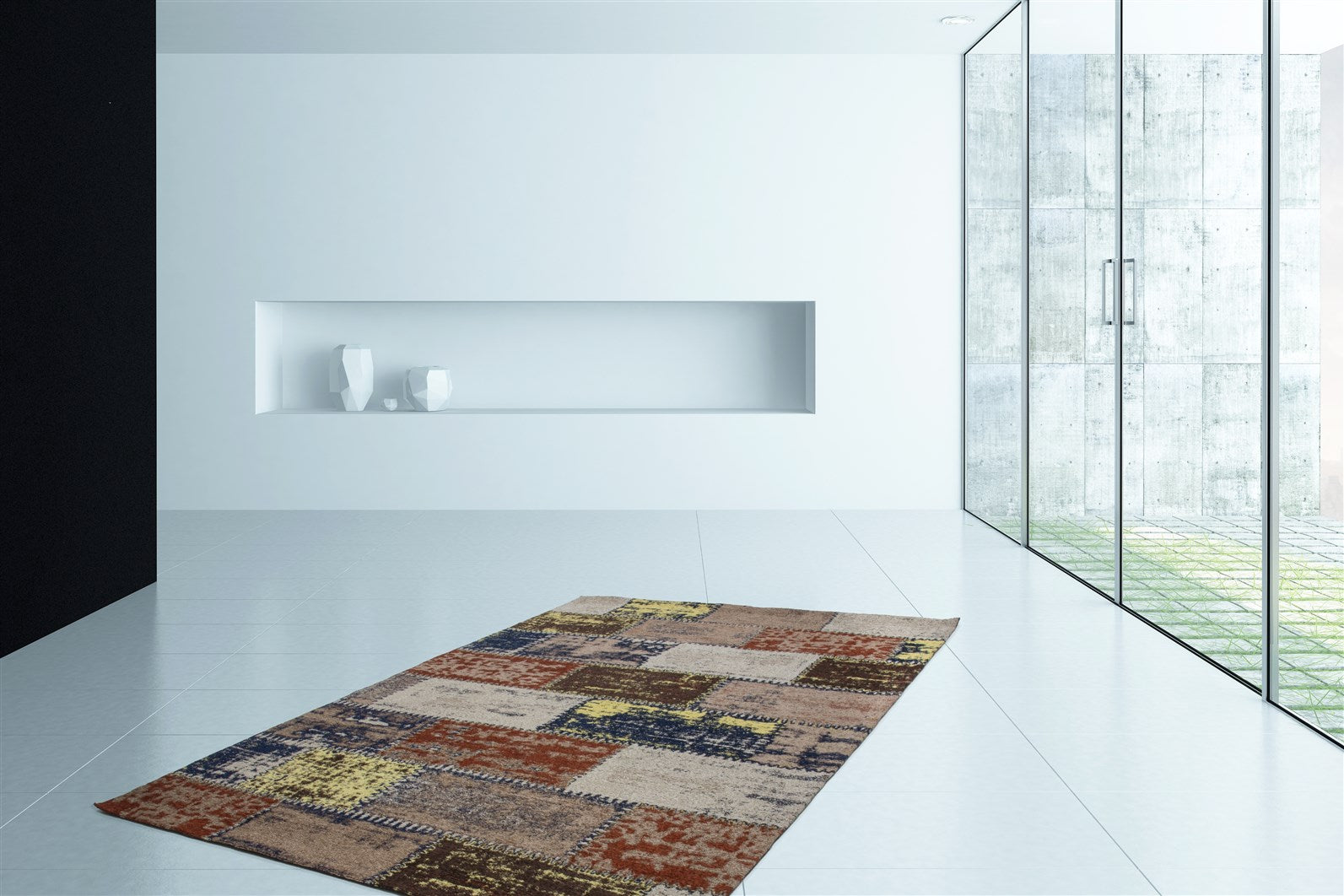 kayoom-ballerina-770-vintage-teppichl-ufer-handgefertigtes-flachgewebe-mit-baumw image 3