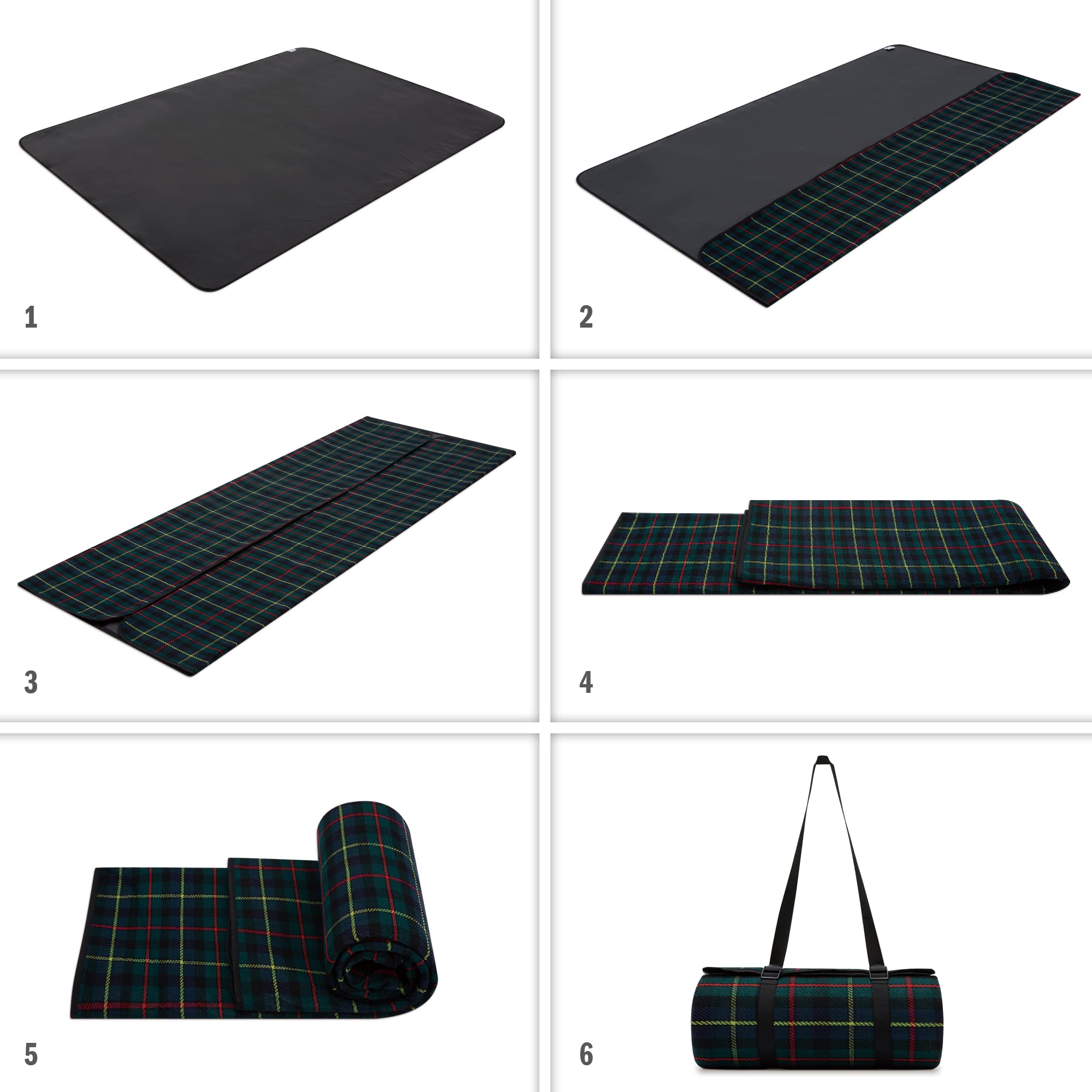 paco-home-picknickdecke-xxl-wasserdicht-dunkel-gr-n-3-200x300-cm image 5