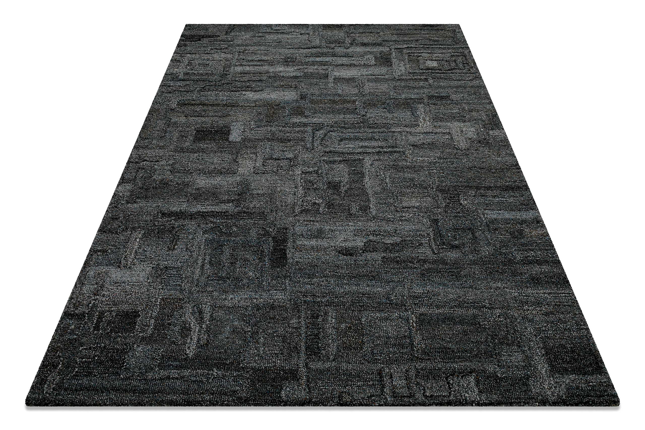 weconhome-hamptons-fortytwo-kurzflor-teppich-blau-grau-meliert image 3