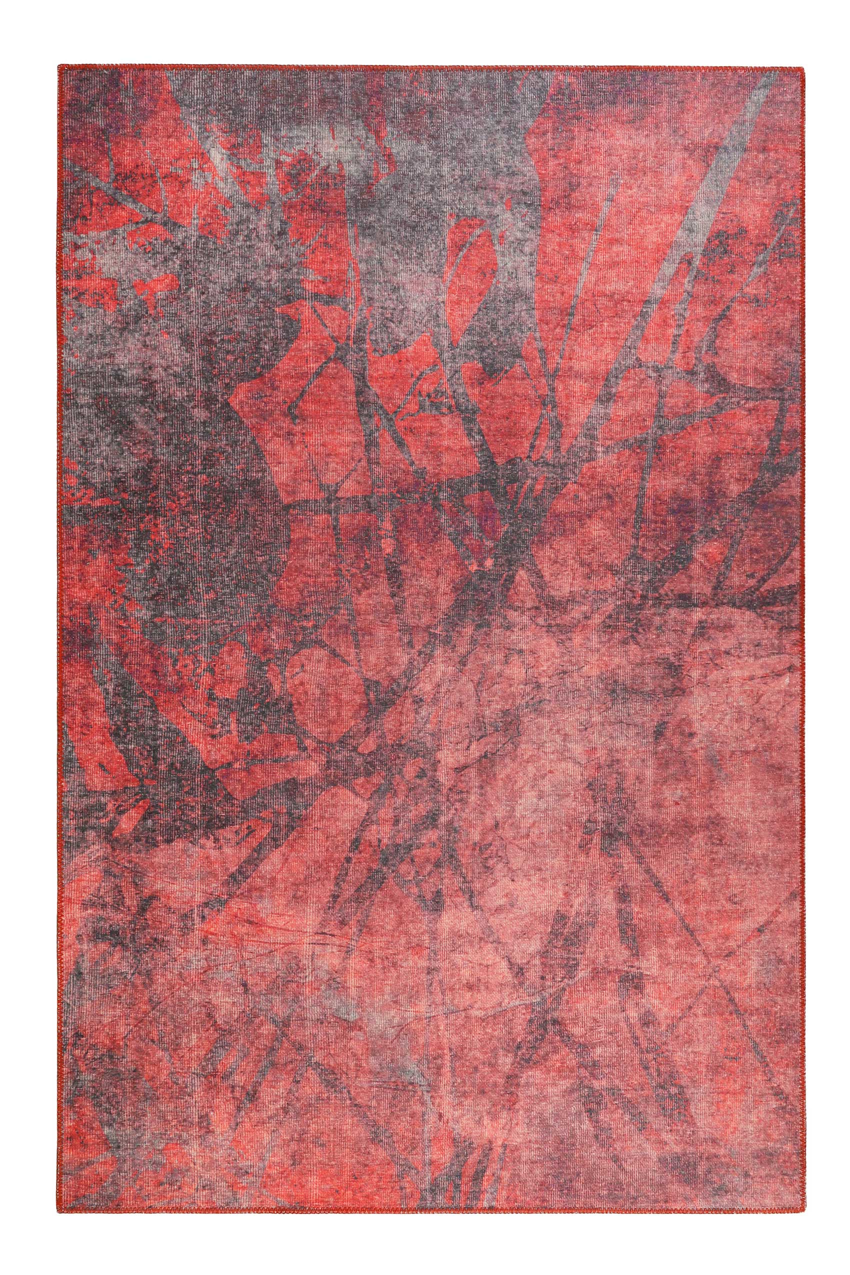 weconhome-pepe-vintage-teppich-rot-kurzflor image 1