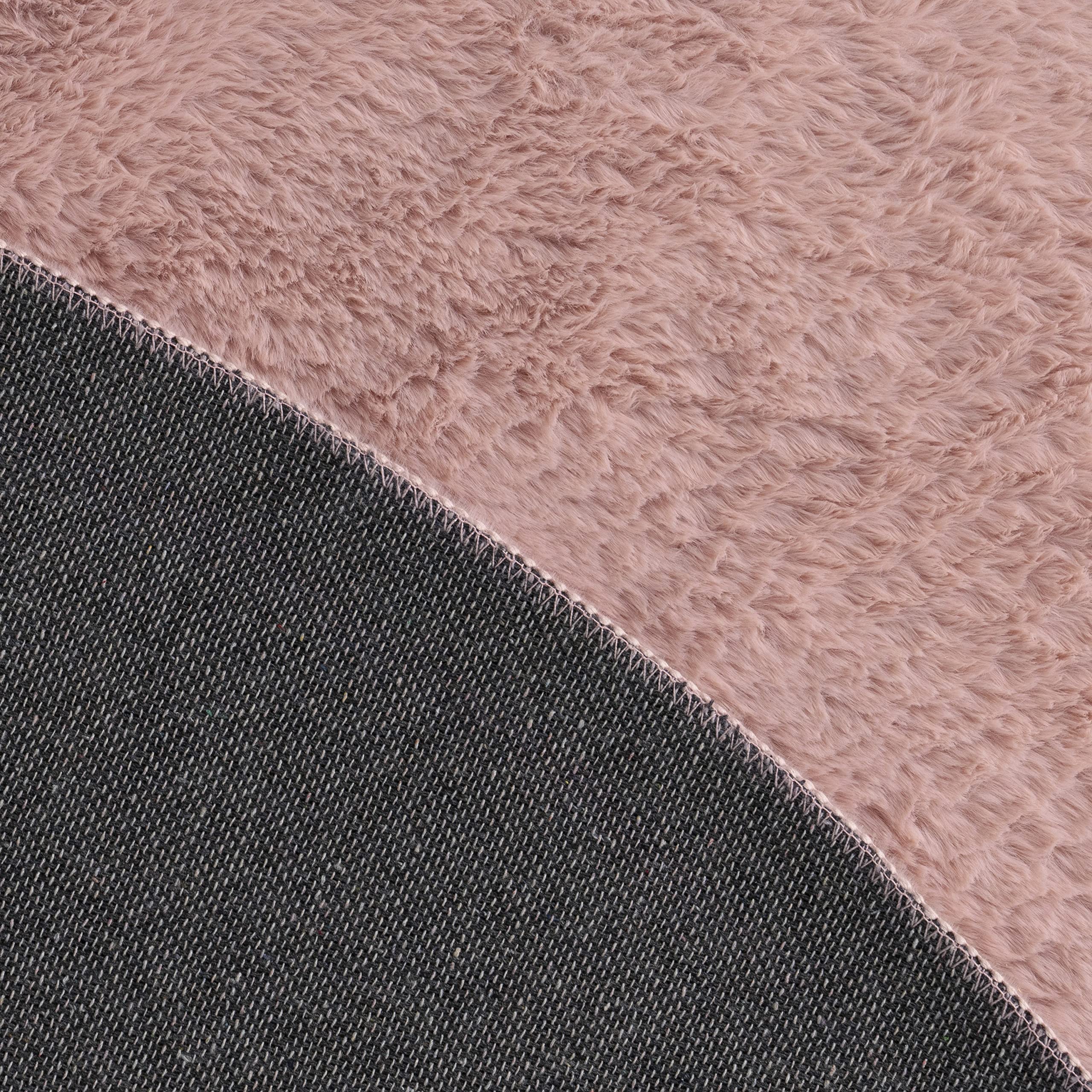 paco-home-hochflor-teppich-rund-rosa-200-cm-flauschig image 4