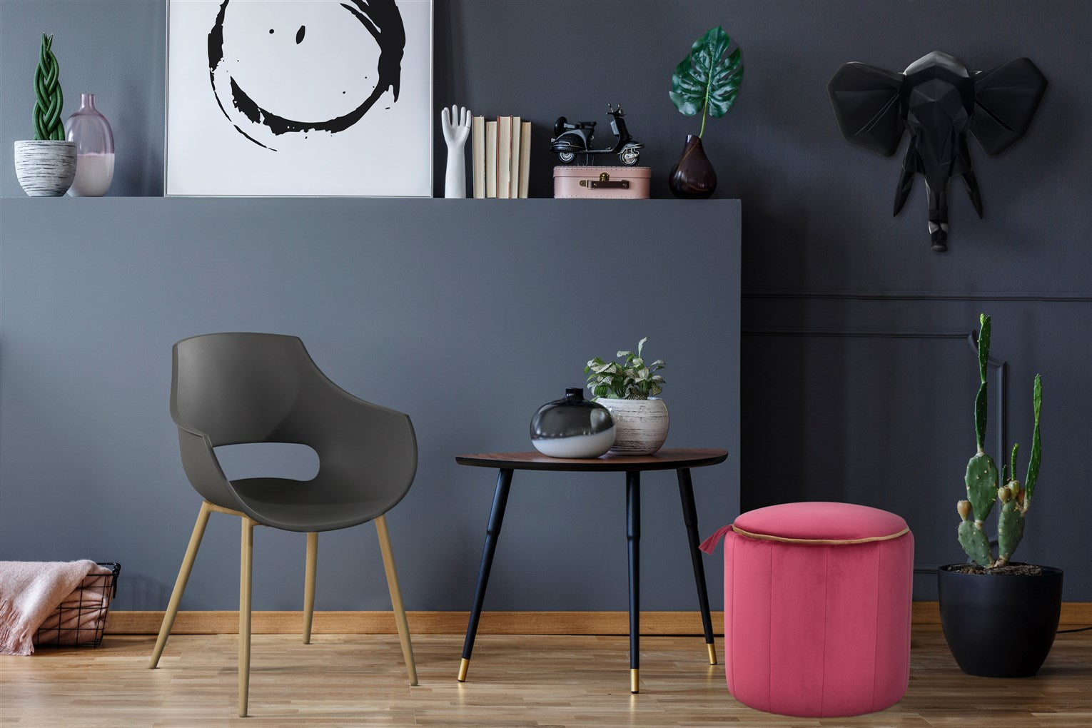 kayoom-hocker-reese-125-modernes-design-samtweiche-oberfl-che image 2