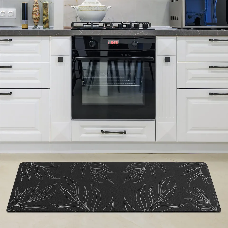 paco-home-k-chenmatte-pvc-rutschfest-schwarz-1-45x120-cm-k-chenl-ufer image 1