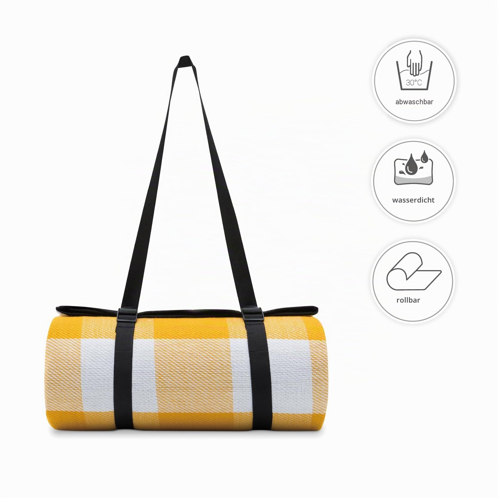paco-home-picknickdecke-wasserdicht-gelb-2-200x200-cm image 3