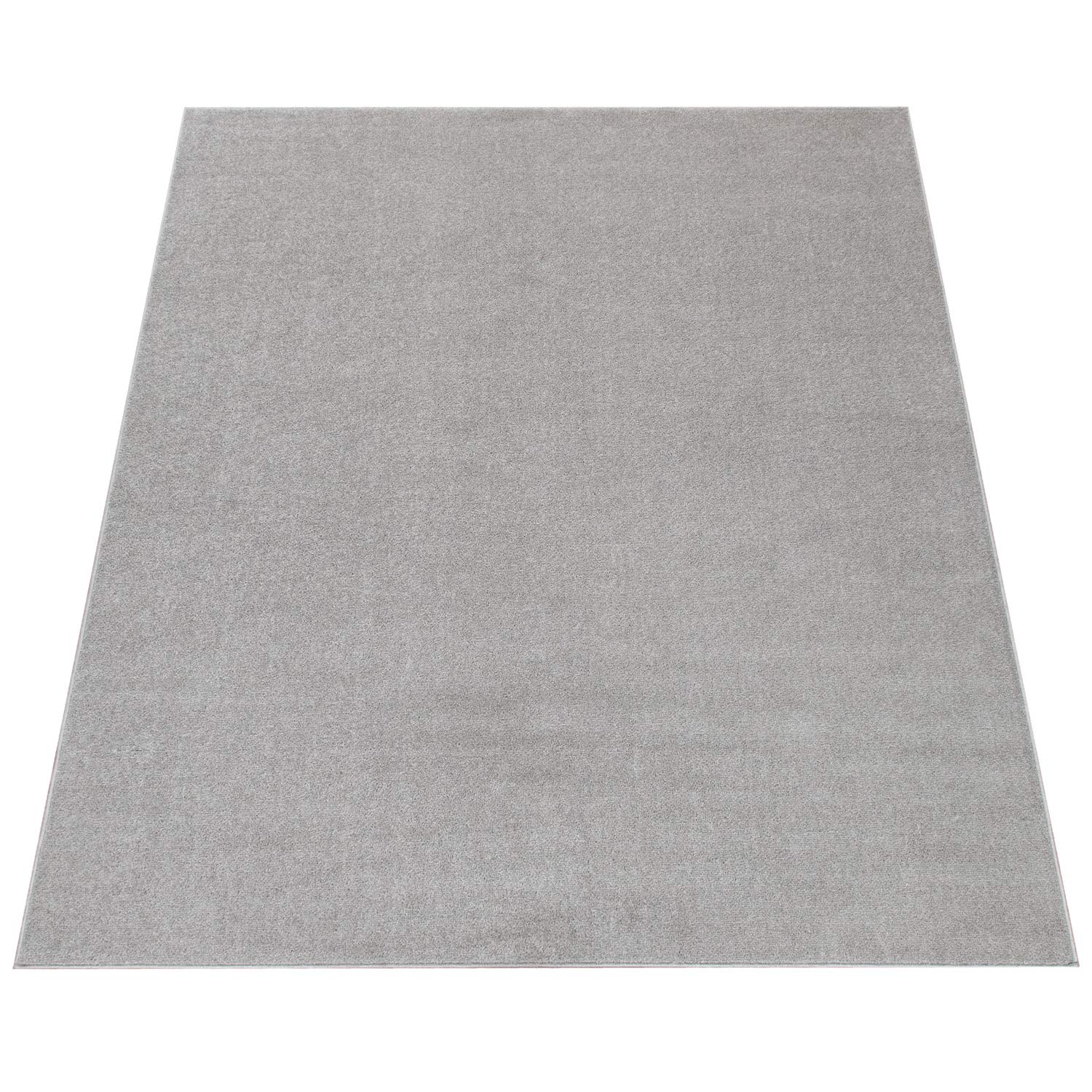 paco-home-kurzflor-teppich-silber-80x250-cm image 5