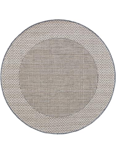 benuta-nest-teppich-river-kunstfaser-beige-blau-130x130-cm-rund-outdoor-geeignet image 8