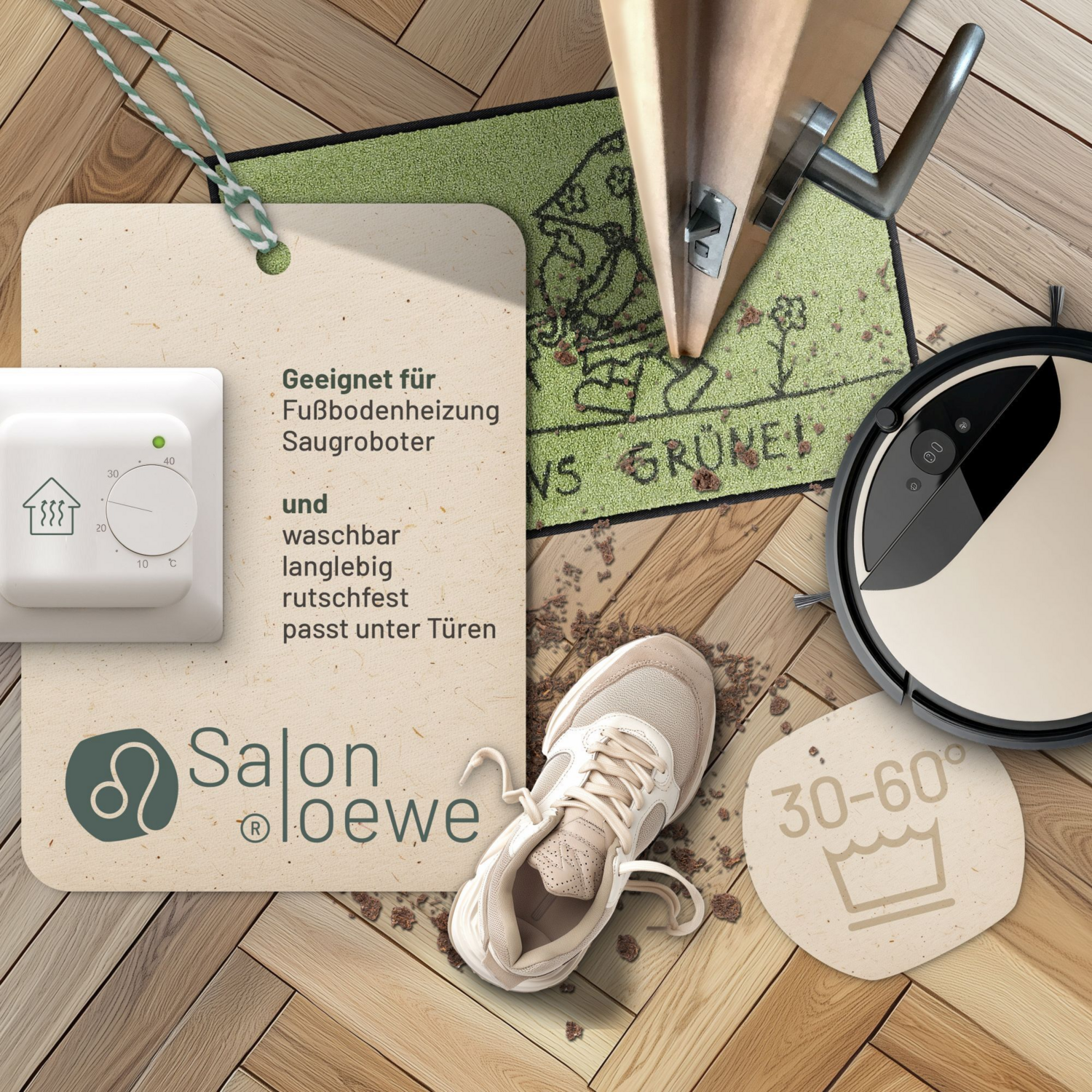 salonloewe-ab-ins-gr-ne-eingangsmatte-45-x-70-cm-motivmatte-mit-naturdesign image 2