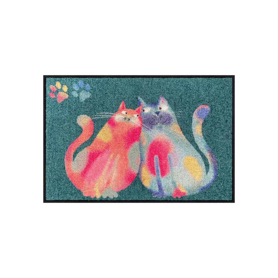 salonloewe-rainbow-cats-eingangsmatte-50-x-75-cm image 1