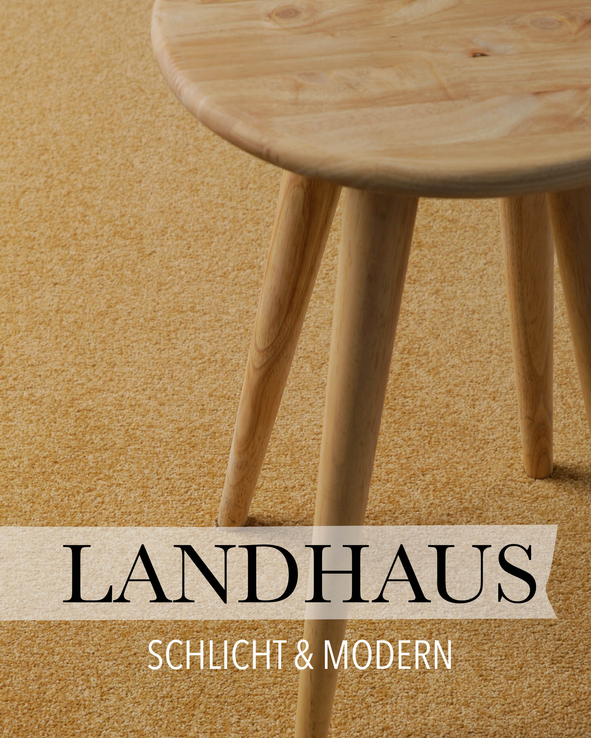 weconhome-basics-kurzflorteppich-rund-ocker-gelb-freja-gewebt image 7