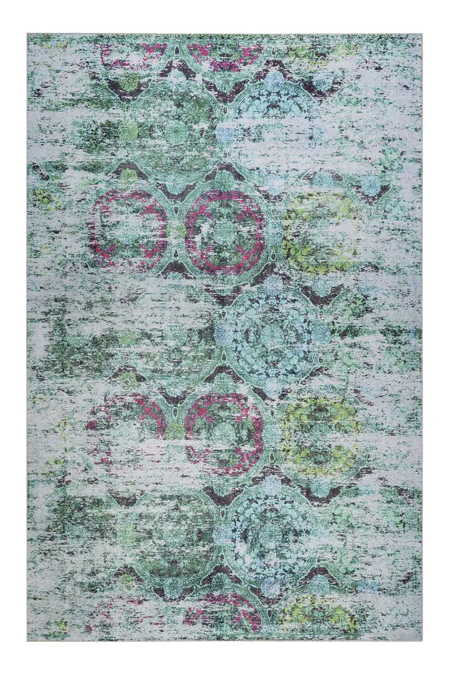 weconhome-focus-teppich-t-rkis-vintage-kurzflor image 1