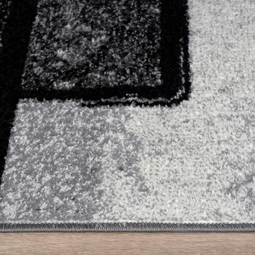 paco-home-metro-teppich-kurzflor-abstrakt-schwarz-grau-80x150-cm image 8