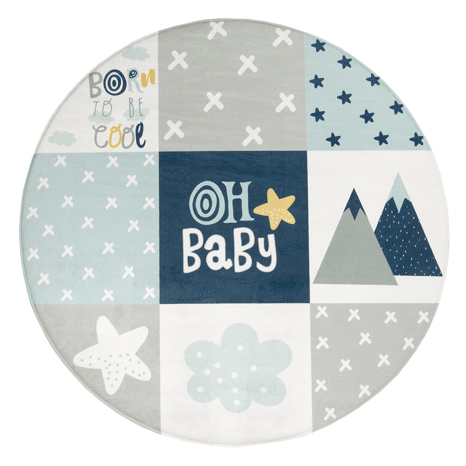 paco-home-ela-kinderteppich-rund-150-cm-grau-blau-wei image 6