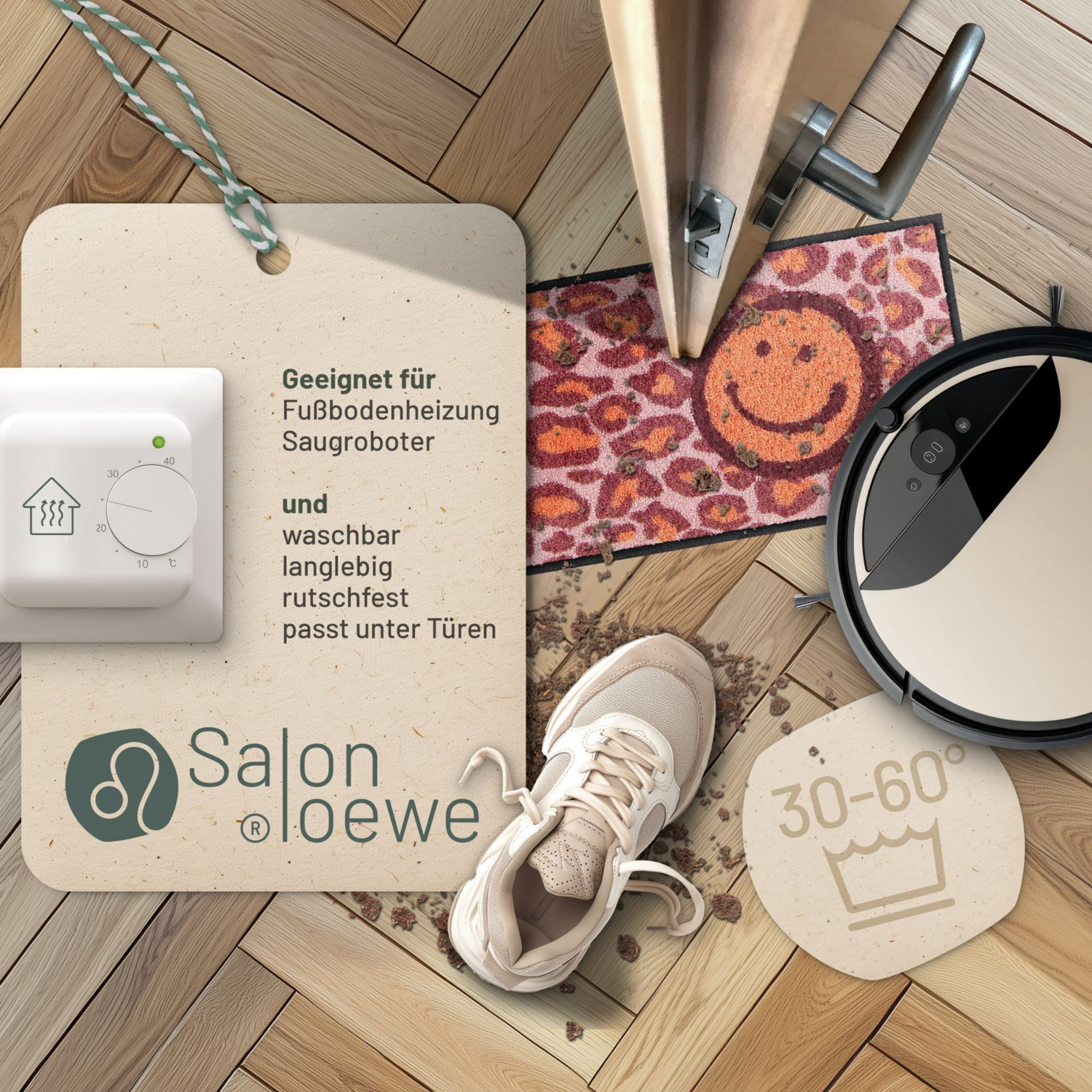 salonloewe-smile-leo-candy-minimatte-30-x-75-cm-bunte-schmutzfangmatte-mit-l-wen image 3