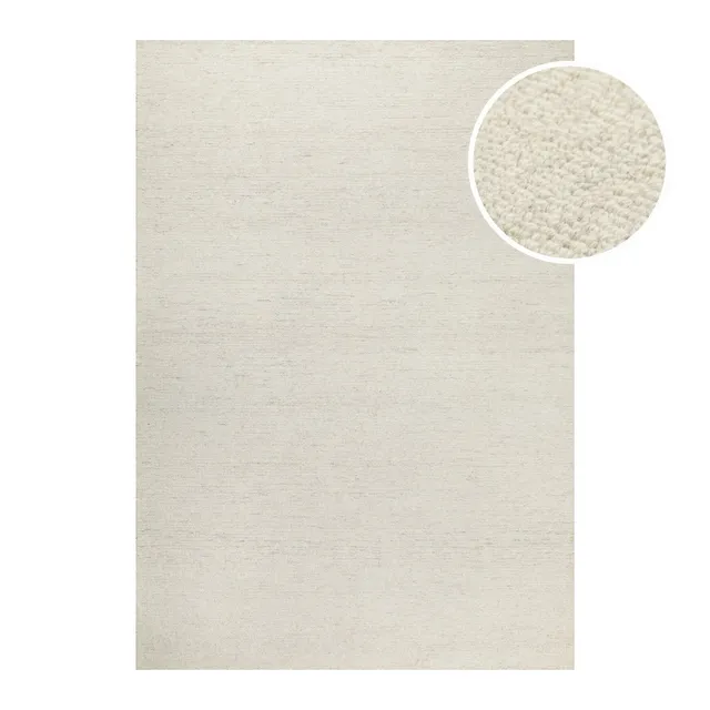 weconhome-hamptons-sixteen-kurzflor-teppich-elfenbein-schurwolle image 1