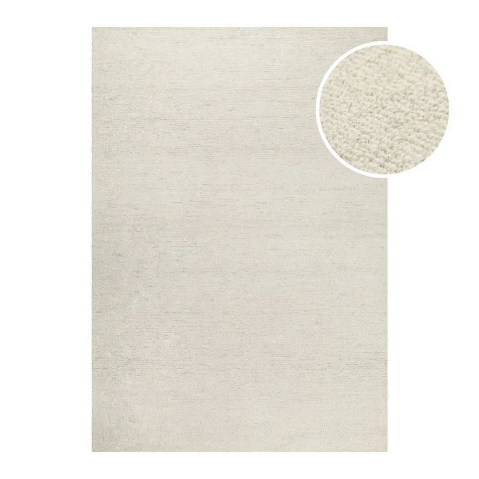 weconhome-hamptons-sixteen-kurzflor-teppich-elfenbein-schurwolle image 1