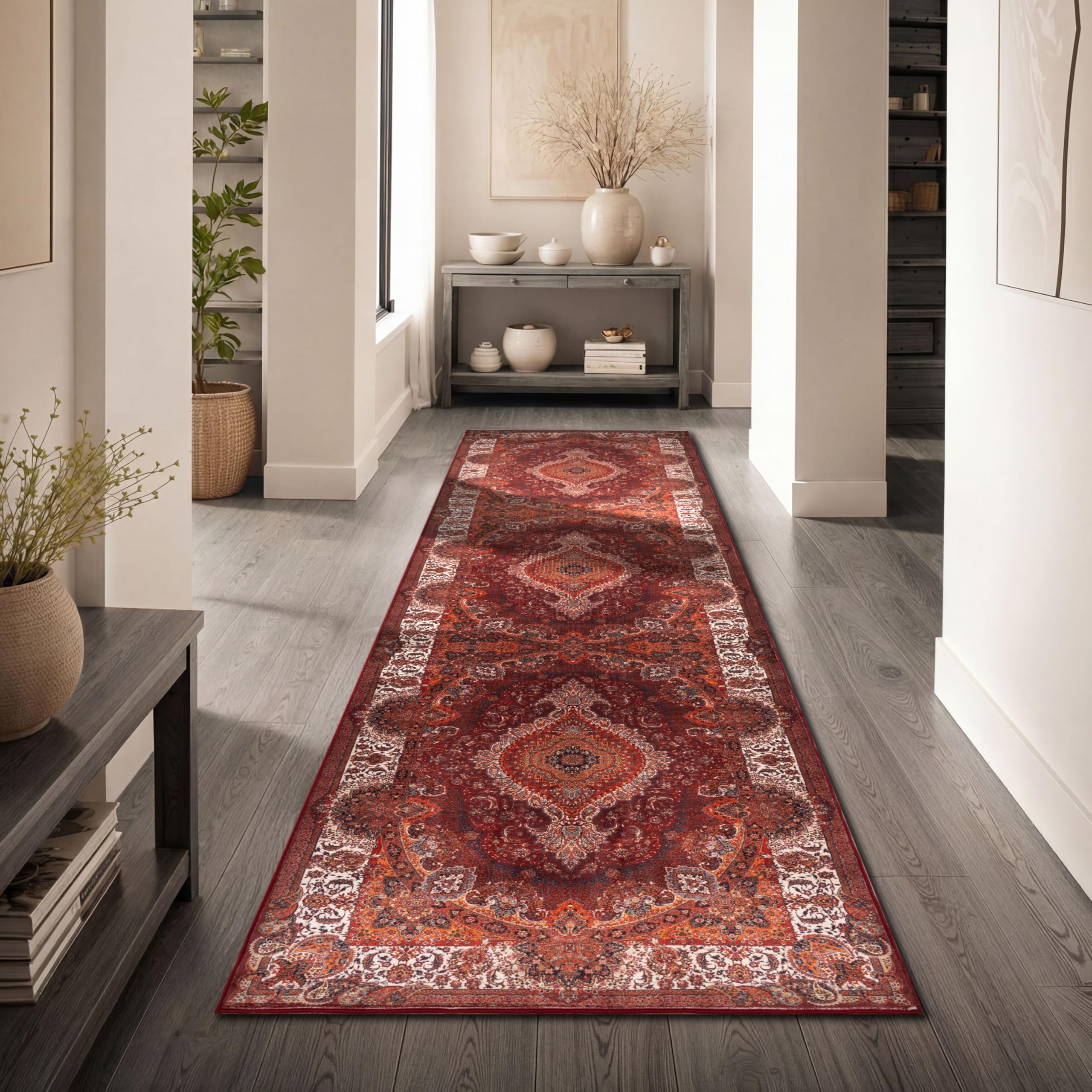 paco-home-passion-vintage-teppich-rot-orange-80x150-cm image 1