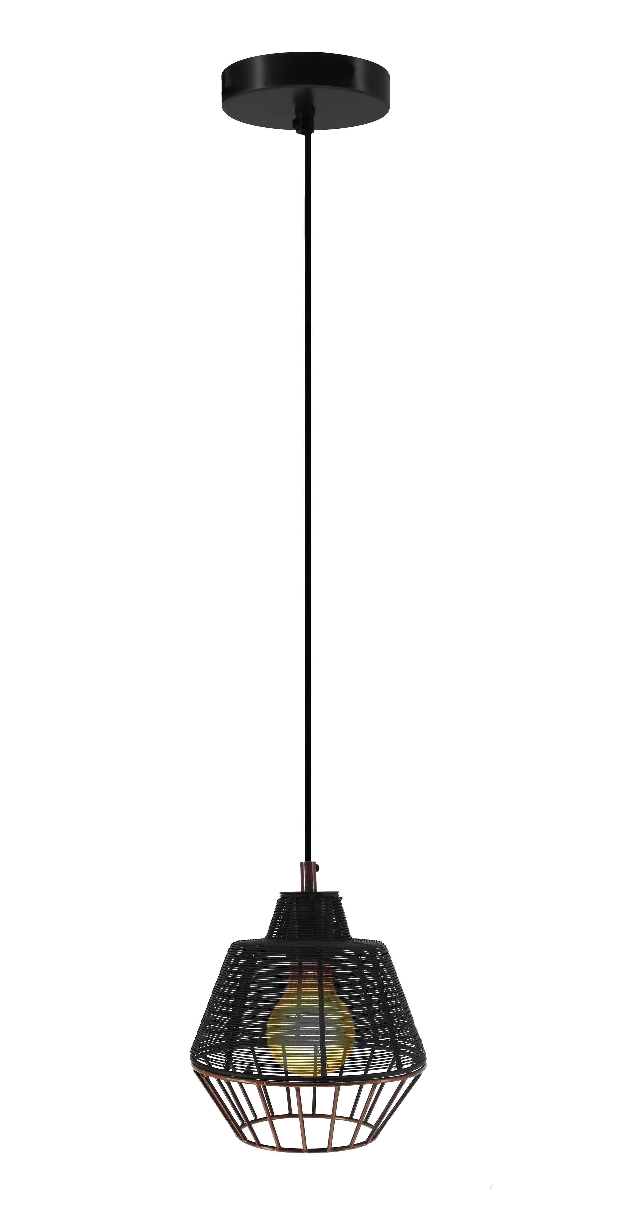 kayoom-h-ngelampe-libertas-small-schwarz-kupfer-vintage-industrie-stil image 3