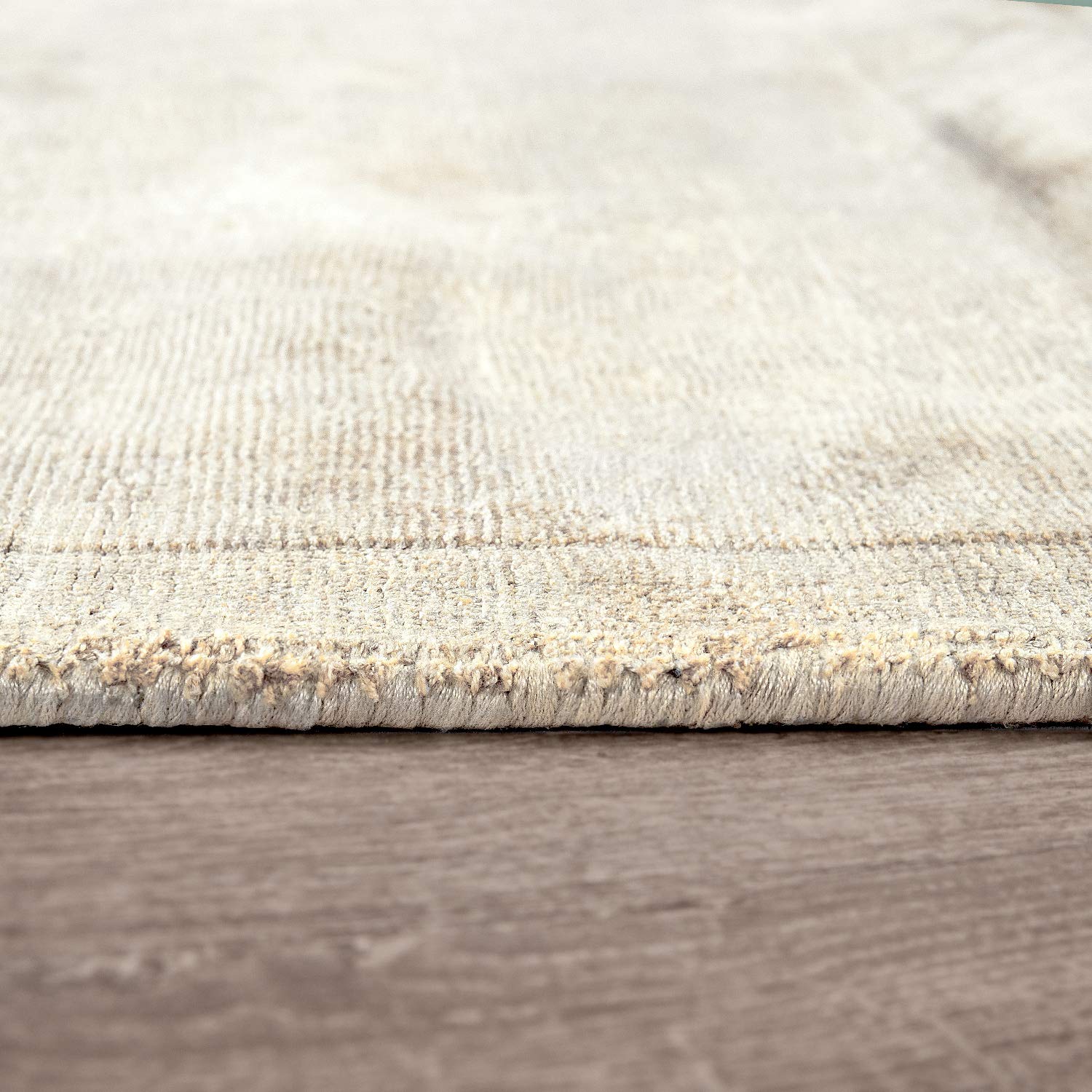 paco-home-viskose-teppich-creme-80x150-cm-kurzflor image 2