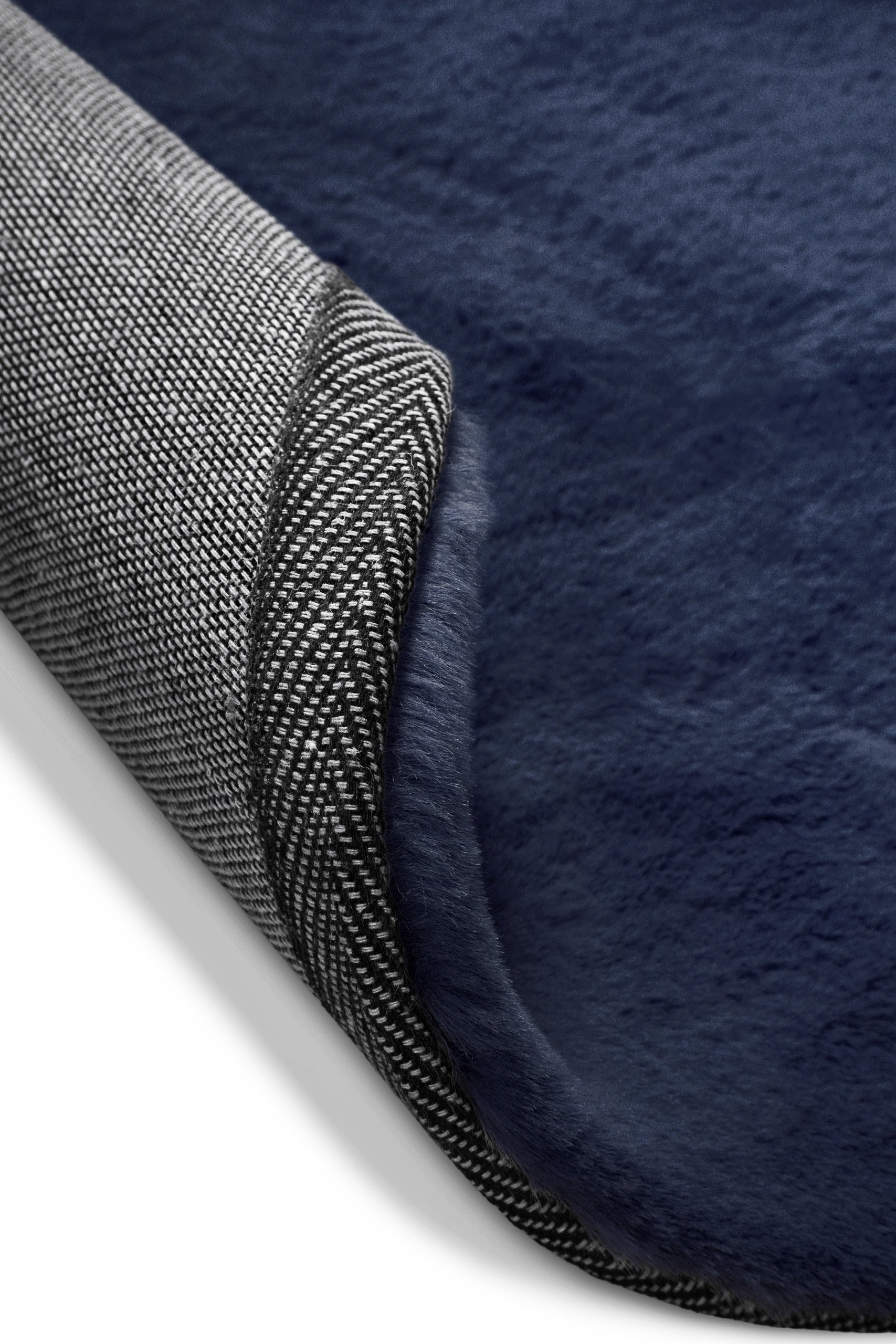 weconhome-basics-kunstfell-teppich-anna-rund-dunkelblau-hochflor image 7