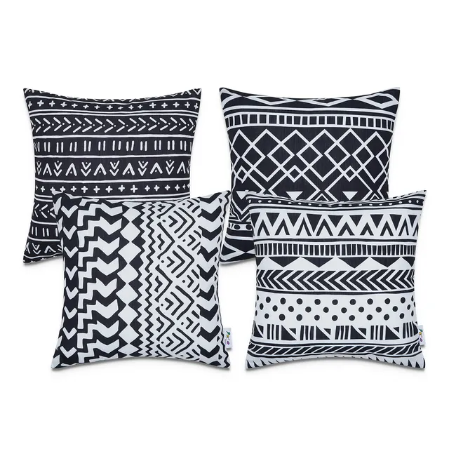 paco-home-kissenbezug-4er-set-geometrisch-modern-wei-schwarz image 1