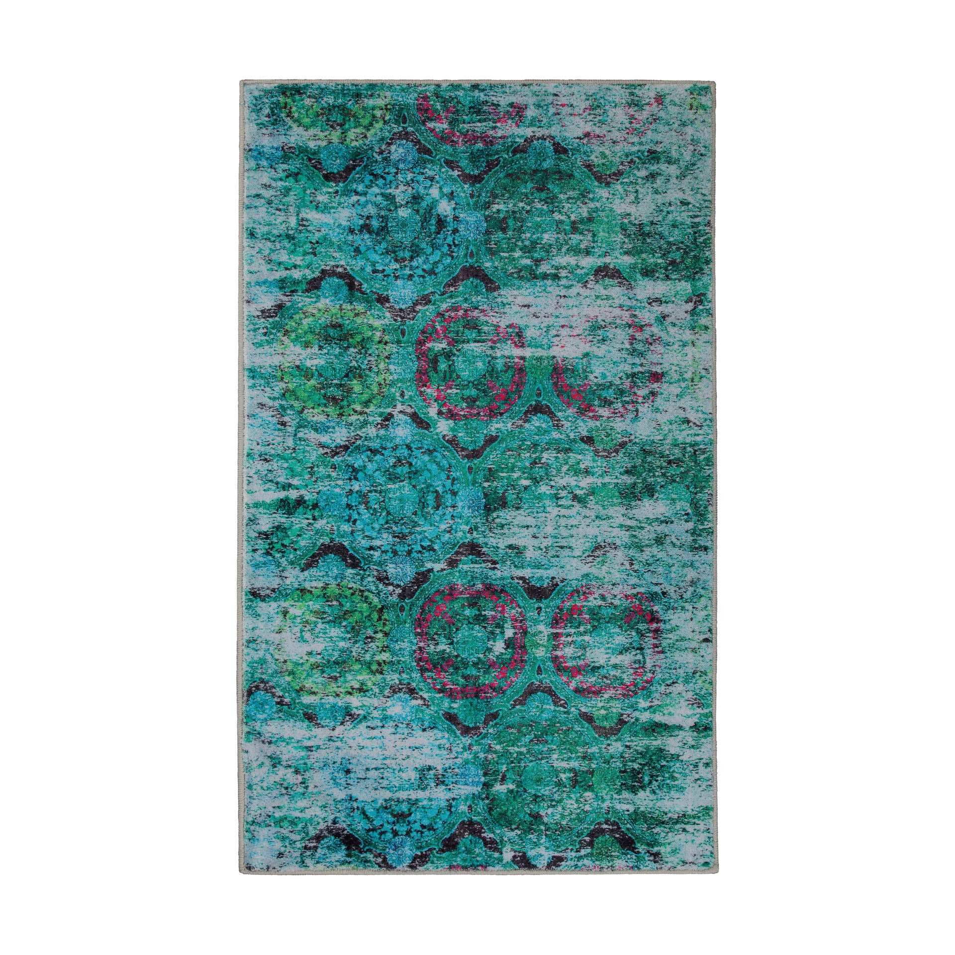 weconhome-badteppich-beach-front-t-rkis-antirutsch-vintage-look-oeko-tex-100 image 2