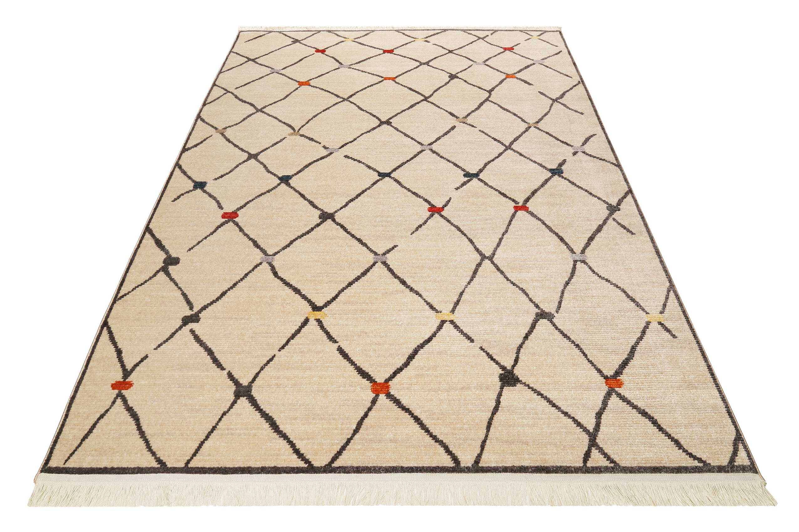 weconhome-march-bonsecours-kurzflor-teppich-beige-b-ware-gewebter-kelim-teppich image 2