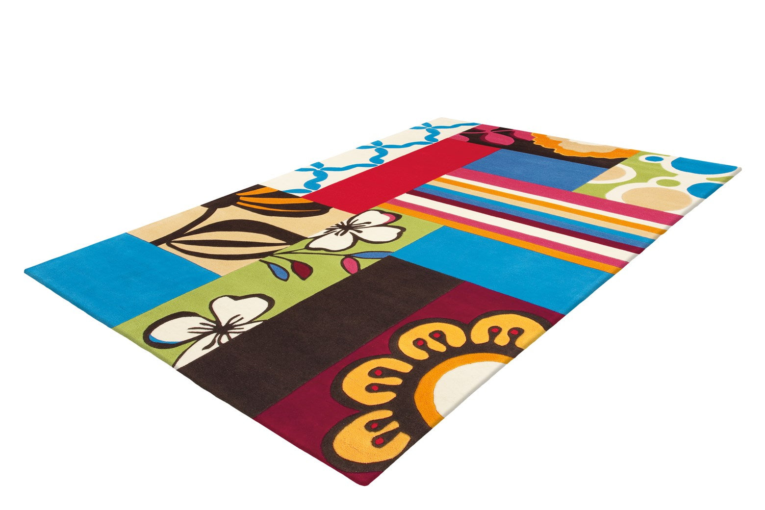 kayoom-joy-4093-bunter-motivteppich-mit-acrylflor-ideal-f-r-wohnzimmer-kinderzim image 3