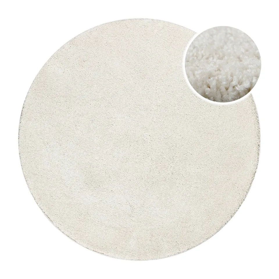 weconhome-basics-nova-kurzflorteppich-rund-creme-wei-maschinengewebter-teppich-a image 1