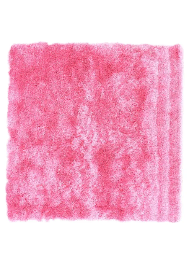 carpetfine-hochflorteppich-breeze-quadratisch-rosa-60x60-cm-shaggy-teppich-f-r-w image 1