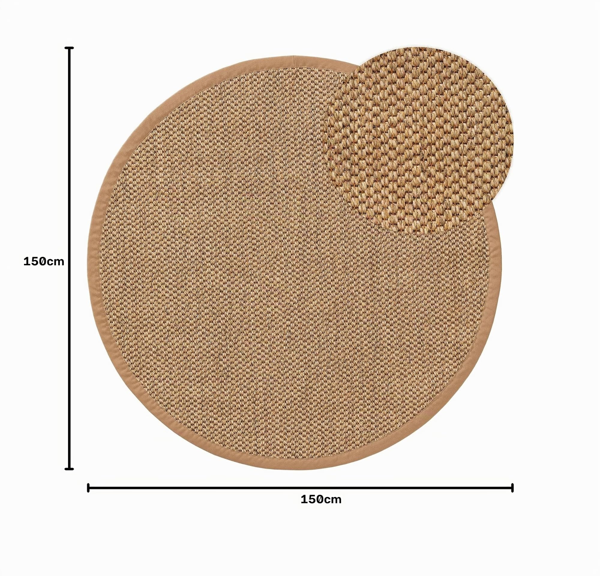 benuta-pure-sisalteppich-greta-creme-150x150-cm-rund image 2