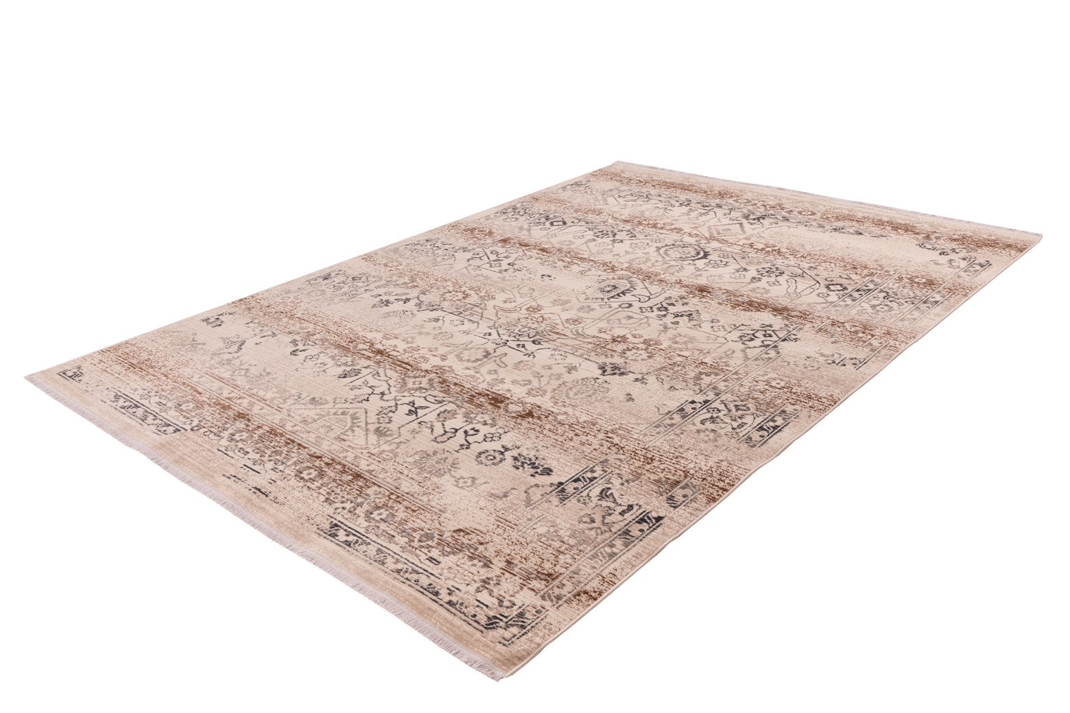 kayoom-anouk-625-vintage-teppich-mit-fransen-pflegeleicht-und-flach image 2