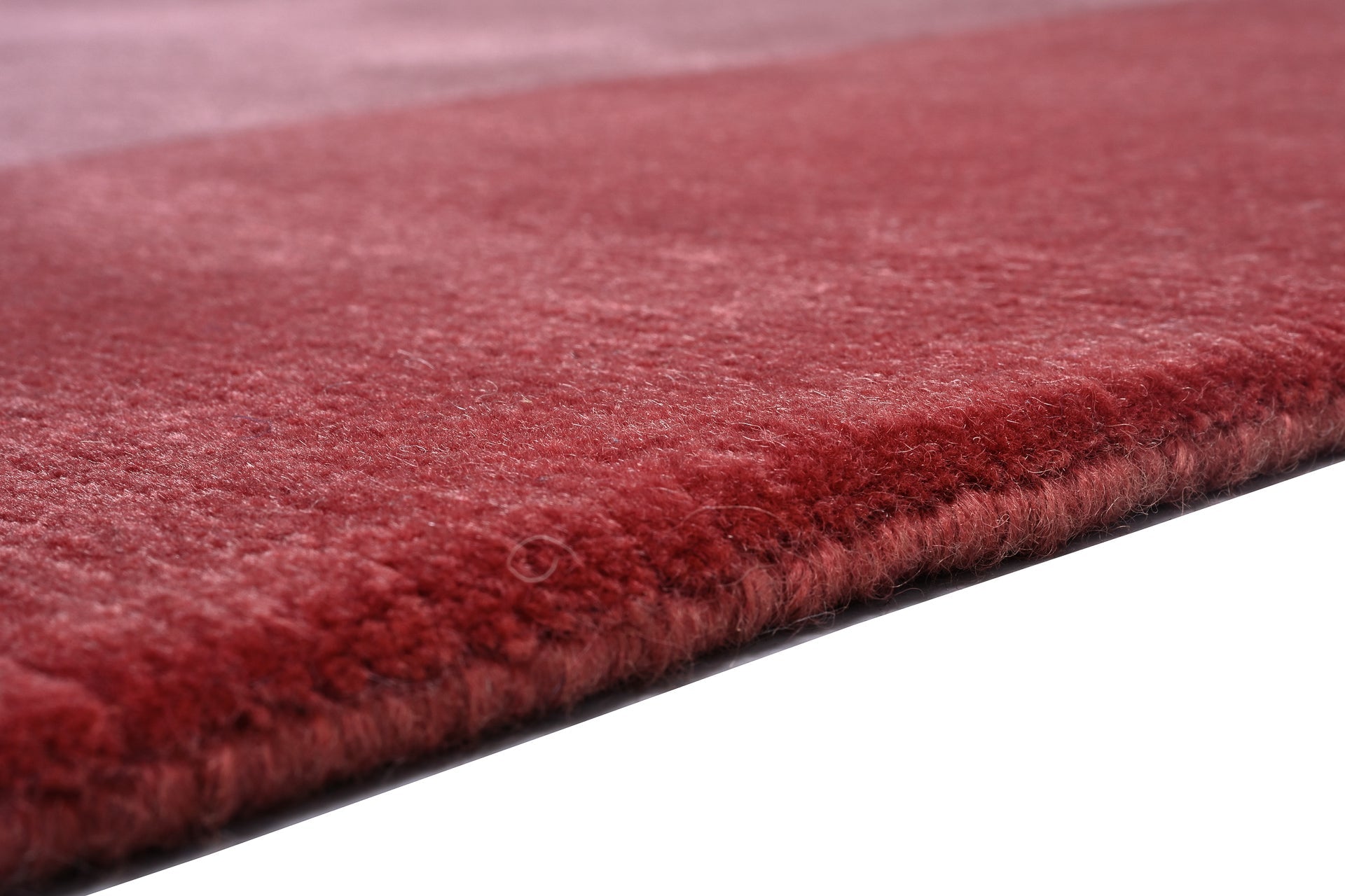 weconhome-retro-tibeter-teppich-red-berry-handgekn-pft-mit-bord-re image 3