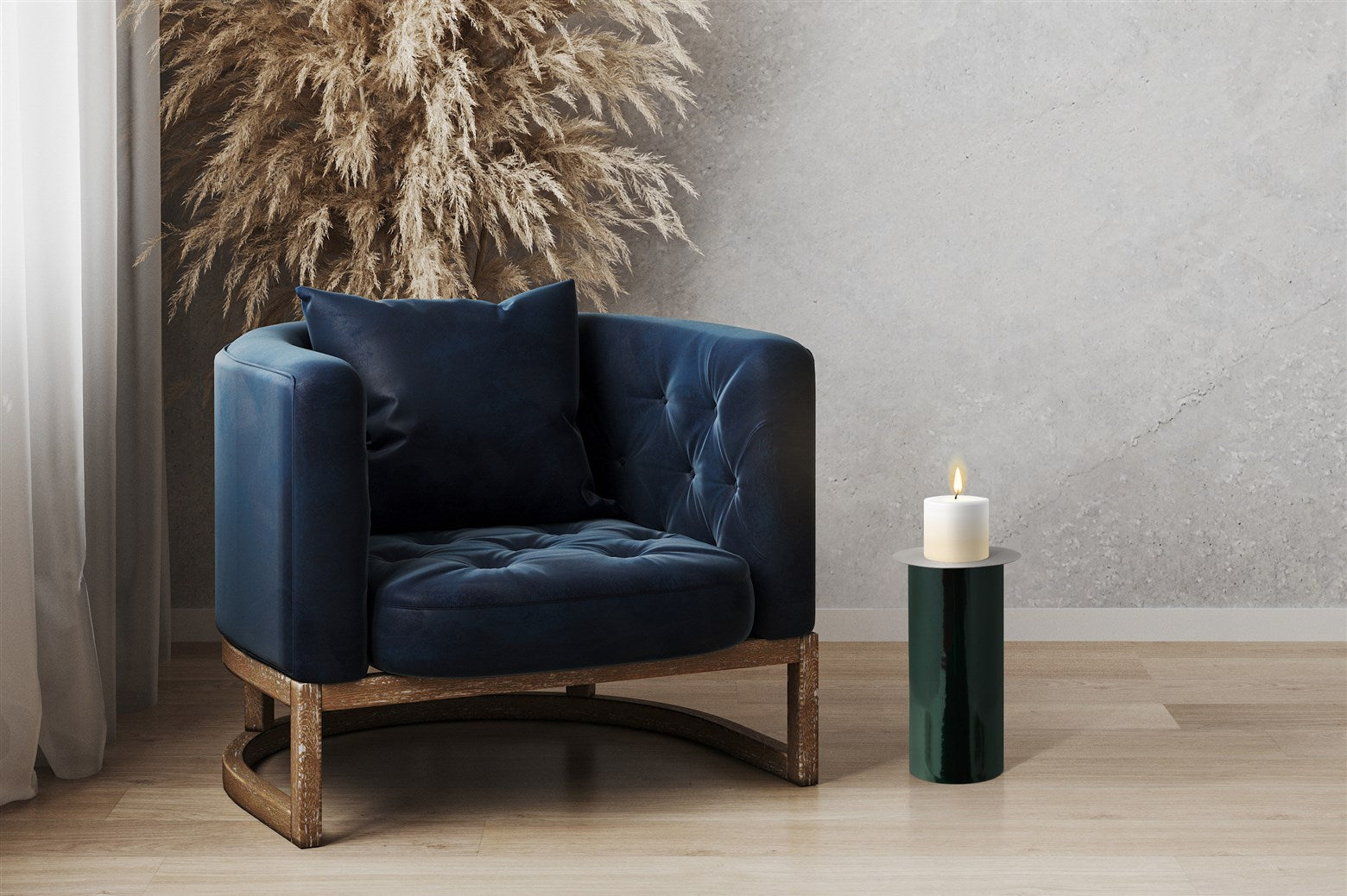 kayoom-bodenkerzenst-nder-art-deco-165-handgefertigter-metall-kerzenst-nder-eleg image 2